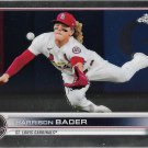 Harrison Bader 2022 Topps Chrome #31 St. Louis Cardinals Baseball Card Harrison Bader 2022 Topps Chrome #31 St. Louis Cardinals Baseball Card