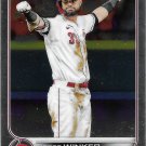 Jesse Winker 2022 Topps Chrome #21 Cincinnati Reds Baseball Card