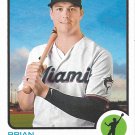 Brian Anderson 2022 Topps Heritage #574 Miami Marlins Baseball Card