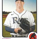 Corey Kluber 2022 Topps Heritage #571 Tampa Bay Rays Baseball Card Corey Kluber 2022 Topps Heritage #571 Tampa Bay Rays Baseball Card