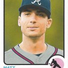 Matt Olson 2022 Topps Heritage #590 Atlanta Braves Baseball Card