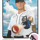 Spencer Torkelson 2022 Topps Heritage Rookie #531 Detroit Tigers Baseball Card