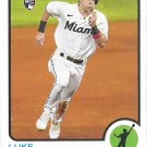 Luke Williams 2022 Topps Heritage Rookie #548 Miami Marlins Baseball Card