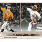Sean Hjelle, Yunior Marte 2022 Topps Update Rookie #US246 San Francisco Giants Baseball Card Sean Hjelle, Yunior Marte 2022 Topps Update Rookie #US246 San Francisco Giants Baseball Card