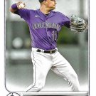 Jose Iglesias 2022 Topps Update #US189 Colorado Rockies Baseball Card