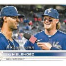 MJ Melendez 2022 Topps Update Rookie Debut #US73 Kansas City Royals Baseball Card
