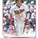Jose Miranda 2022 Topps Update Rookie #US120 Minnesota Twins Baseball Card