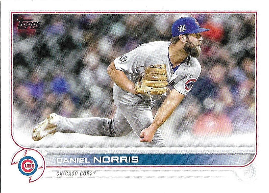 Daniel Norris 2022 Topps Update #US143 Chicago Cubs Baseball Card