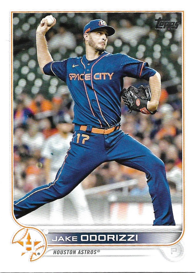 Jake Odorizzi 2022 Topps Update #US229 Houston Astros Baseball Card