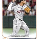 Jeremy Pena 2022 Topps Update Rookie Debut #US276 Houston Astros Baseball Card