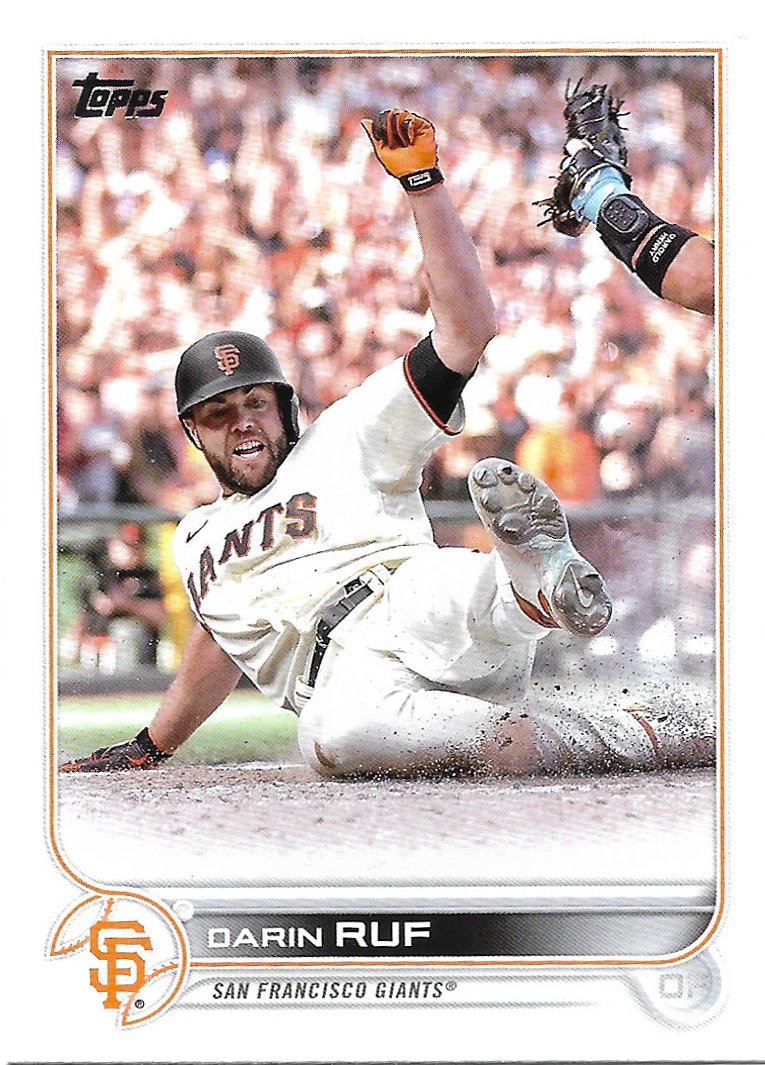 Darin Ruf 2022 Topps Update #US106 San Francisco Giants Baseball Card
