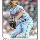 Joe Ryan 2022 Topps Update Rookie Debut #US222 Minnesota Twins Baseball Card