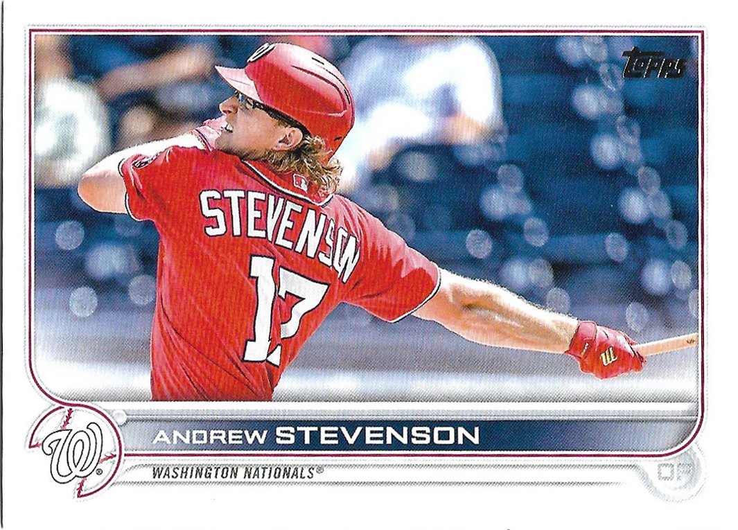 Andrew Stevenson 2022 Topps Update #US173 Washington Nationals Baseball Card