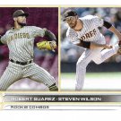Robert Suarez, Steven Wilson 2022 Topps Update Rookie #US239 San Diego Padres Baseball Card