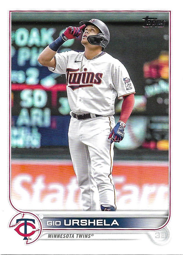 Gio Urshela 2022 Topps Update #US130 Minnesota Twins Baseball Card