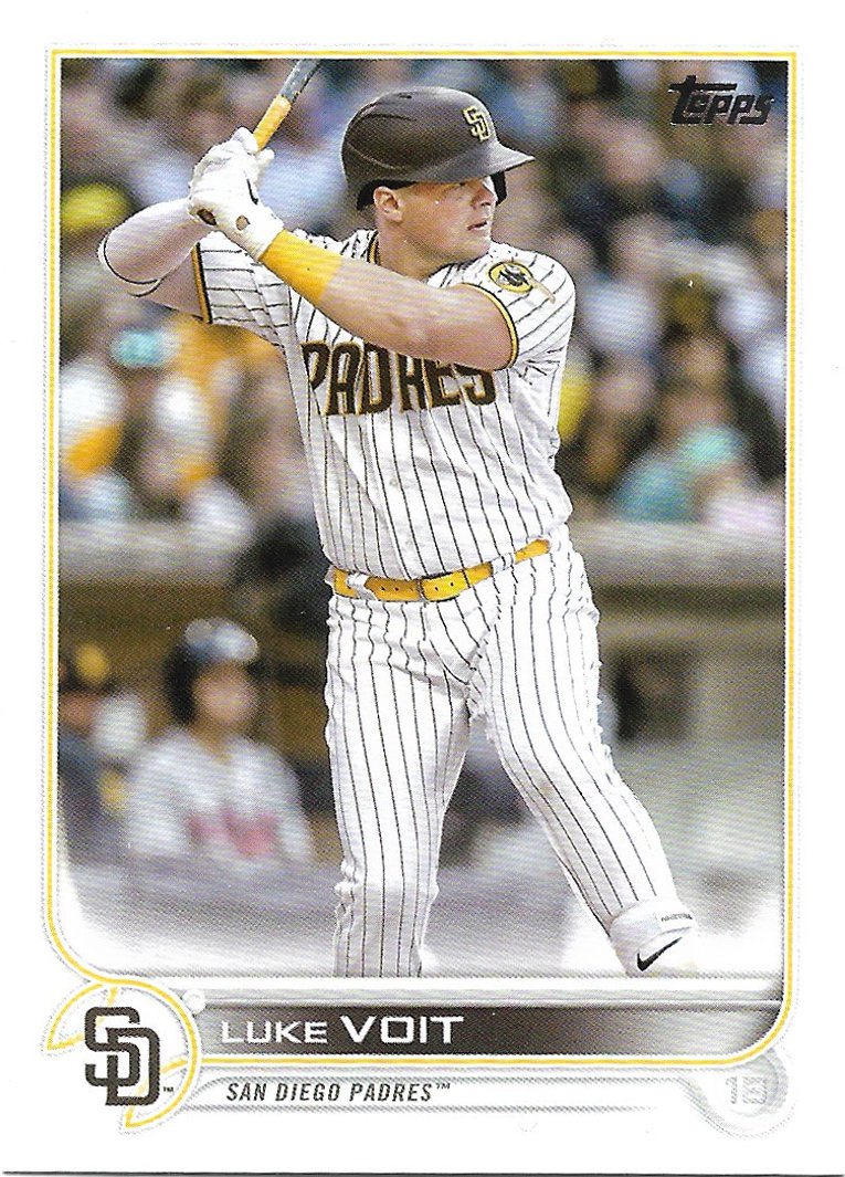 Luke Voit 2022 Topps Update #US36 San Diego Padres Baseball Card