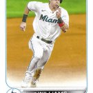 Luke Williams 2022 Topps Update Rookie #US104 Miami Marlins Baseball Card