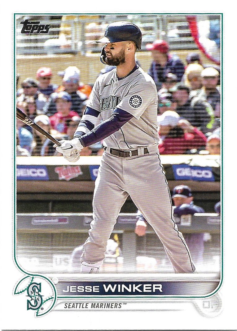 Jesse Winer 2022 Topps Update #US3 Seattle Mariners Baseball Card