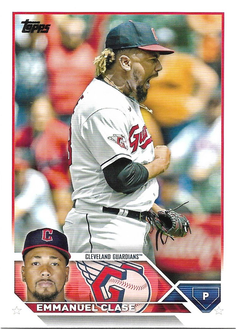 Emmanuel Clase 2023 Topps #117 Cleveland Guardians Baseball Card