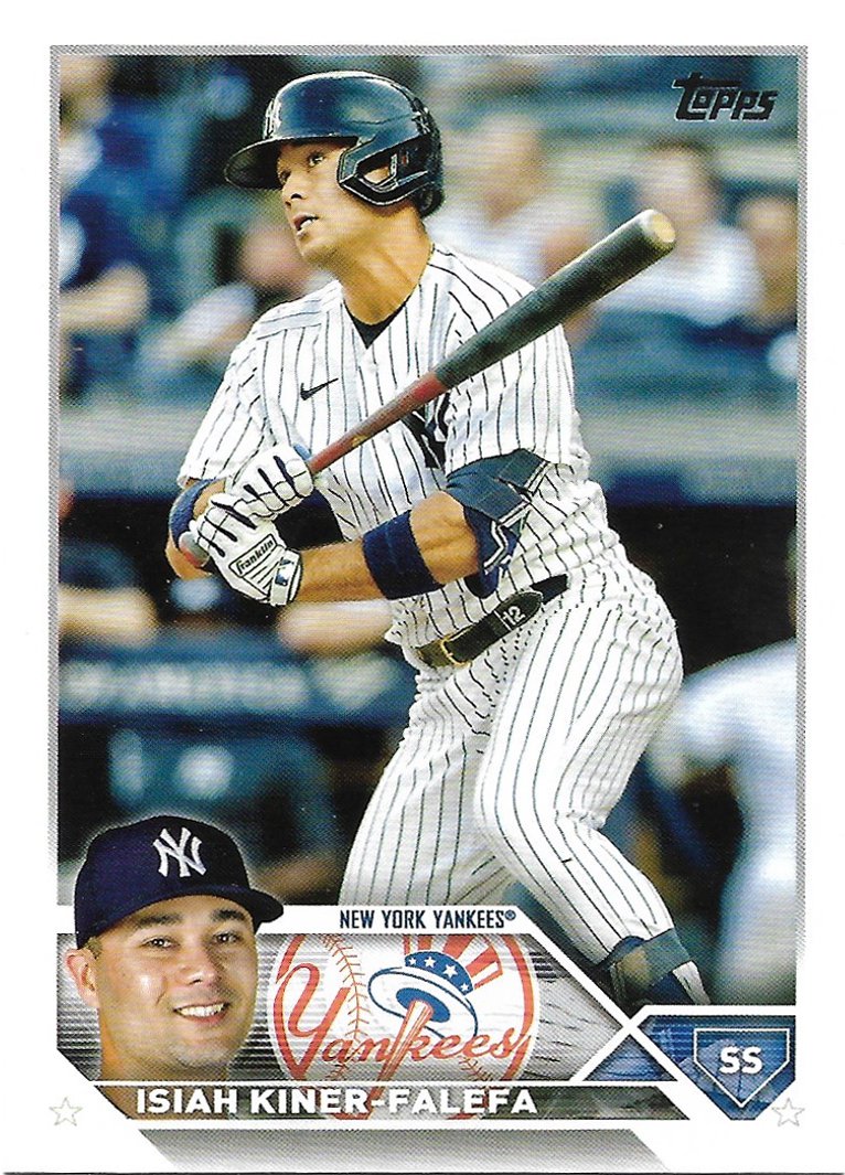 Isiah Kiner-Falefa 2023 Topps #162 New York Yankees Baseball Card