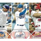 Jeff McNeil, Freddie Freeman, Paul Goldschmidt 2023 Topps #43 Mets, Braves, Cardinals Baseball Card Jeff McNeil, Freddie Freeman, Paul Goldschmidt 2023 Topps #43 Mets, Braves, Cardinals Baseball Card