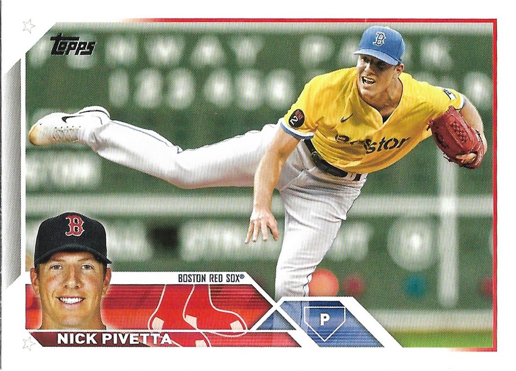 Nick Pivetta 2023 Topps #152 Boston Red Sox Baseball Card