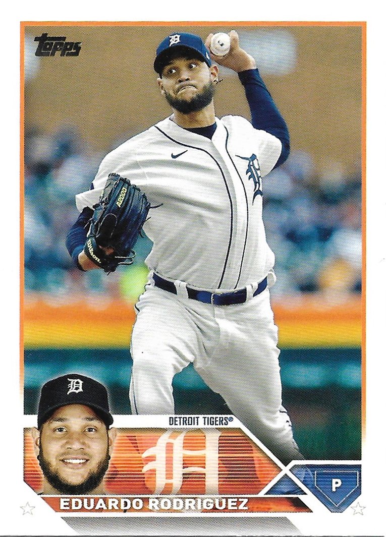 Eduardo Rodriguez 2023 Topps #59 Detroit Tigers Baseball Card