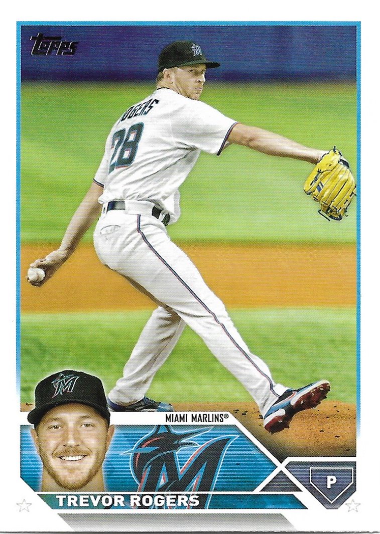 Trevor Rogers 2023 Topps #29 Miami Marlins Baseball Card