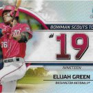 Elijah Green 2023 Bowman Top 100 #BTP-19 Washington Nationals Baseball Card
