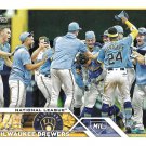 Milwaukee Brewers 2023 Topps #533 Baseball Team Card Milwaukee Brewers 2023 Topps #533 Baseball Team Card