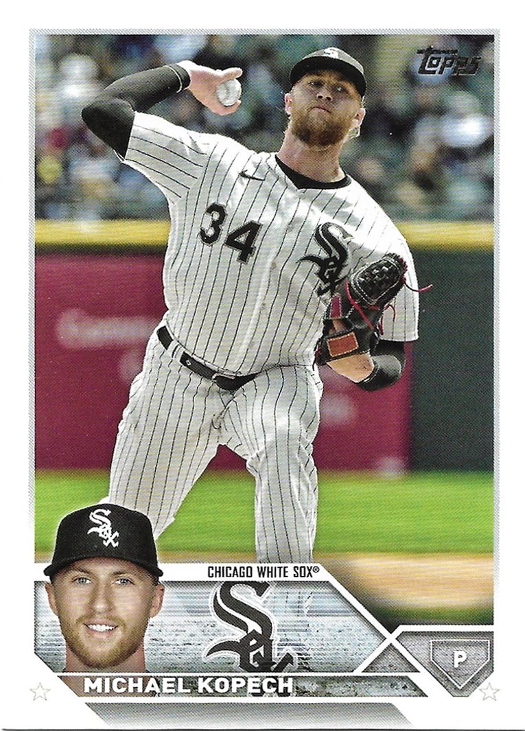 Michael Kopech 2023 Topps #585 Chicago White Sox Baseball Card