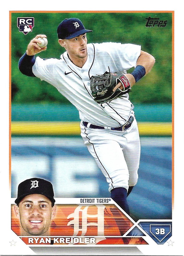 Ryan Kreidler 2023 Topps Rookie #356 Detroit Tigers Baseball Card