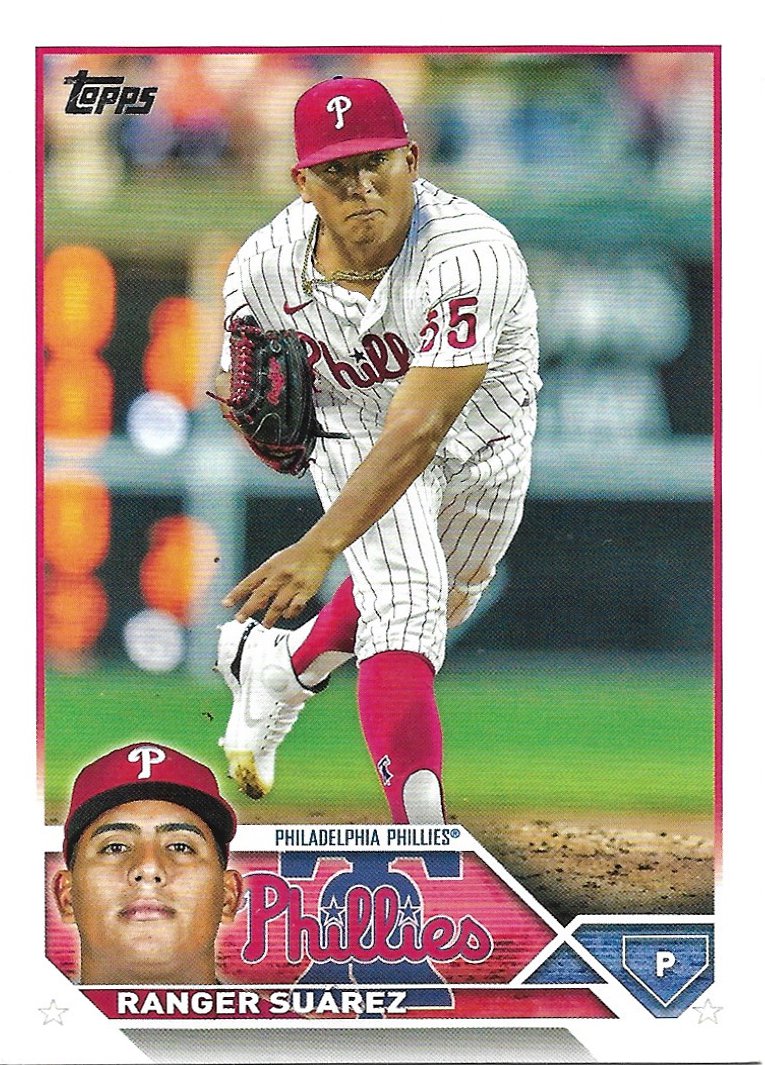 Ranger Suarez 2023 Topps #642 Philadelphia Phillies Baseball Card