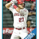 Mike Trout 2023 Topps 1988 #2T88-27 Los Angeles Angels Baseball Card