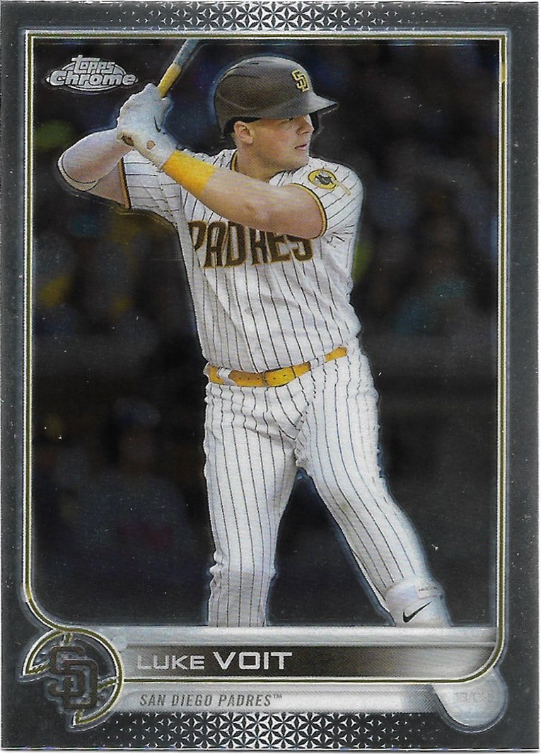 Luke Voit 2022 Topps Chrome Update #USC82 San Diego Padres Baseball Card