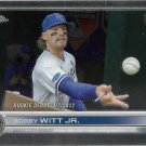 Bobby Witt Jr. 2022 Topps Chrome Update Rookie Debut #USC176 Kansas City Royals Baseball Card