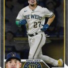 Willy Adames 2023 Topps Chrome #101 Milwaukee Brewers Baseball Card Willy Adames 2023 Topps Chrome #101 Milwaukee Brewers Baseball Card