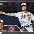 CJ Abrams 2023 Topps Chrome #185 Washington Nationals Baseball Card