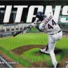 Yordan Alvarez 2023 Topps Chrome Titans #CT-9 Houston Astros Baseball Card Yordan Alvarez 2023 Topps Chrome Titans #CT-9 Houston Astros Baseball Card