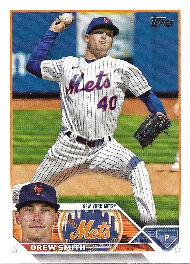 Drew Smith 2023 Topps Update #US30 New York Mets Baseball Card