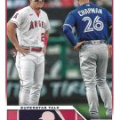 Mike Trout, Matt Chapman 2023 Topps Update #US313 Angels, Blue Jays Baseball Card