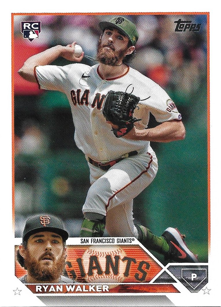 Ryan Walker 2023 Topps Update #US58 San Francisco Giants Baseball Card