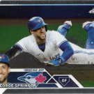 George Springer 2023 Topps Chrome #134 Toronto Blue Jays Baseball Card