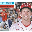 Spencer Steer 2023 Topps Archives Rookie #78 Cincinnati Reds Baseball Card