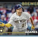 Willy Adames 2024 Topps #33 Milwaukee Brewers Baseball Card Willy Adames 2024 Topps #33 Milwaukee Brewers Baseball Card