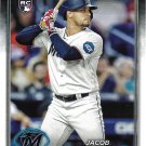 Jacob Amaya 2024 Topps Rookie #144 Miami Marlins Baseball Card Jacob Amaya 2024 Topps Rookie #144 Miami Marlins Baseball Card
