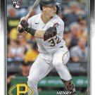 Henry Davis 2024 Topps Rookie #295 Pittsburgh Pirates Baseball Card