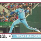 Aroldis Chapman 2023 Topps Heritage #505 Texas Rangers Baseball Card Aroldis Chapman 2023 Topps Heritage #505 Texas Rangers Baseball Card