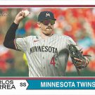Carlos Correa 2023 Topps Heritage #548 Minnesota Twins Baseball Card Carlos Correa 2023 Topps Heritage #548 Minnesota Twins Baseball Card
