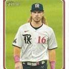 Travis Jankowski 2023 Topps Heritage #678 Texas Rangers Baseball Card Travis Jankowski 2023 Topps Heritage #678 Texas Rangers Baseball Card